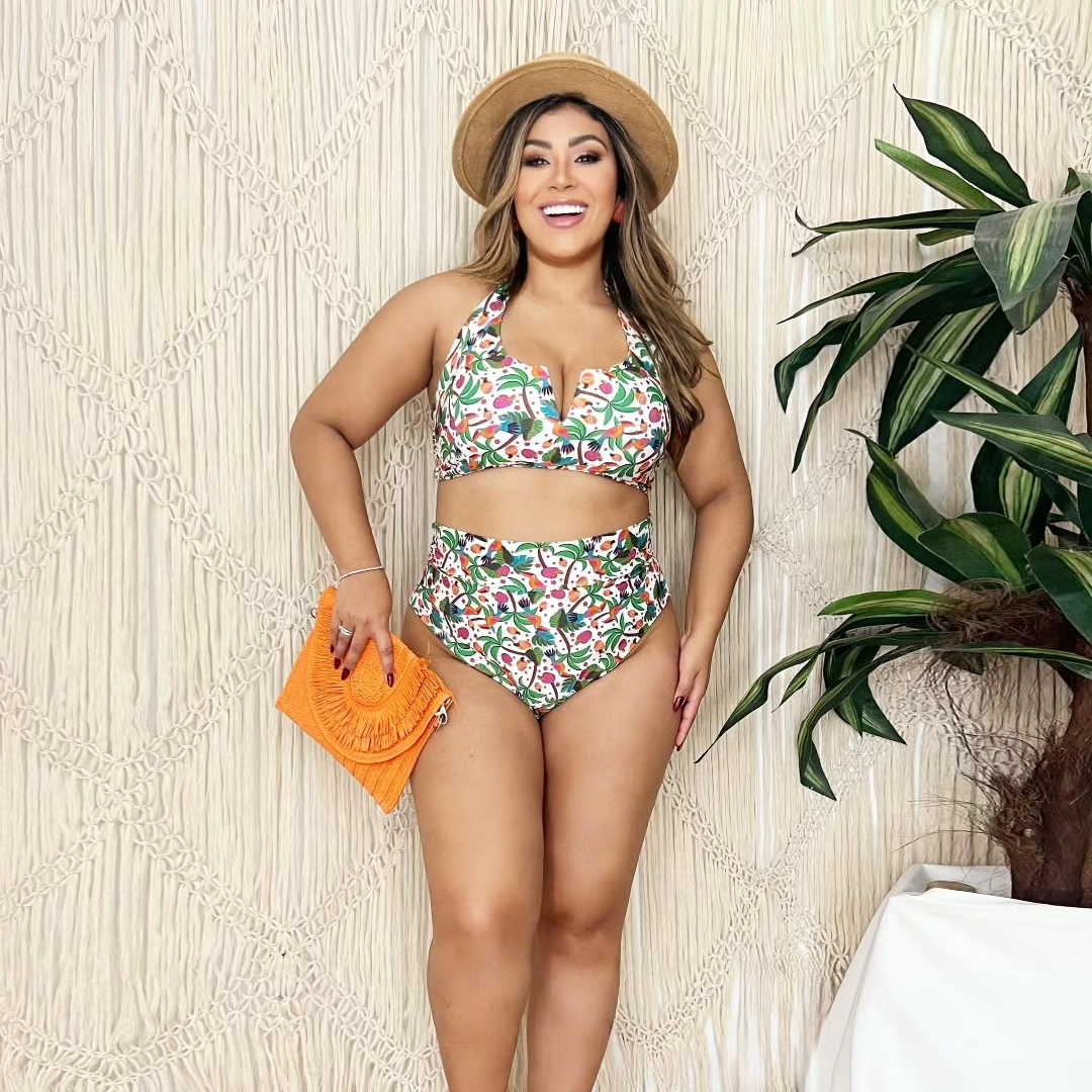 bikini femininas stampada e liza