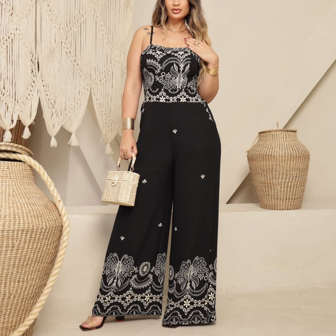 macaco a manga longo stampada