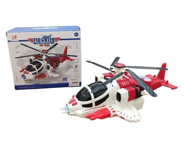 HELICÓPTERO MUSICAL ABRE E FECHA AS ASAS