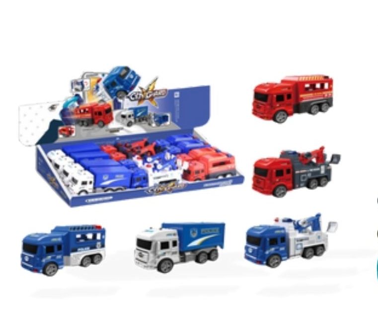 Fricção carreta e bombeiro