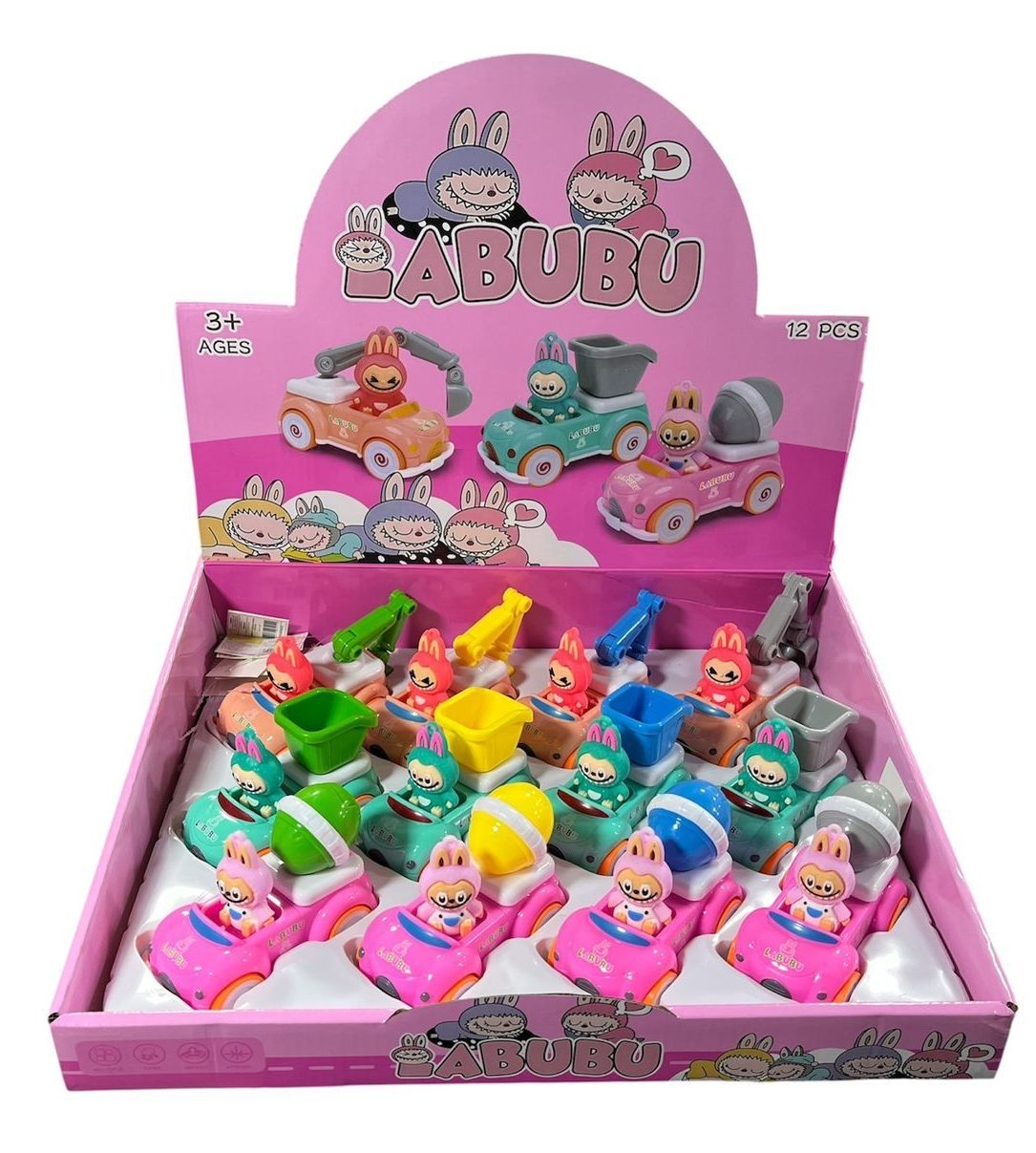 CARRO LABUBU CONSTRUÇÃO FRICÇÃO