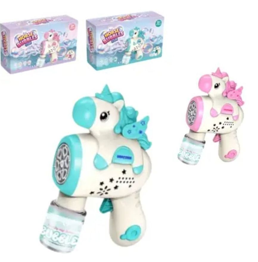 PISTOLA SABÃO UNICÓRNIO 🦄 VERDE E ROSA