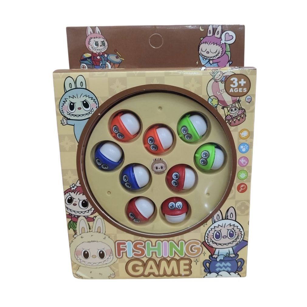 Pega peixe tipo Labubu