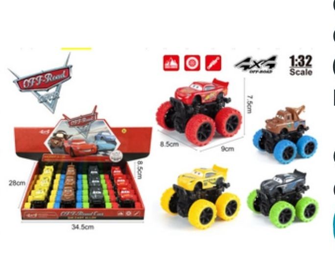 FRICÇÃO FERRO CARROS BOX C/12 PCS
