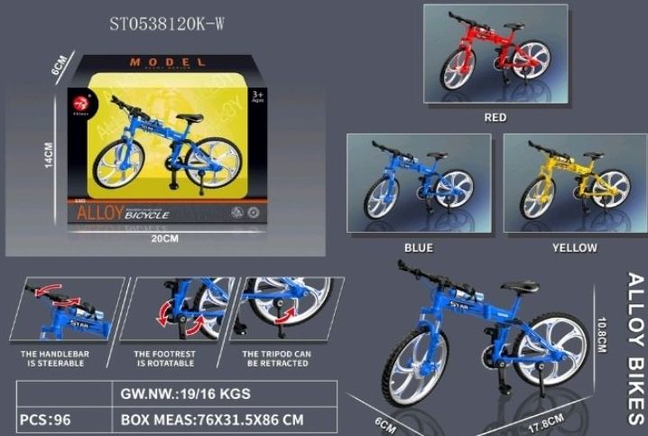 BICICLETA FERRO DOBRÁVEL (CAIXA)